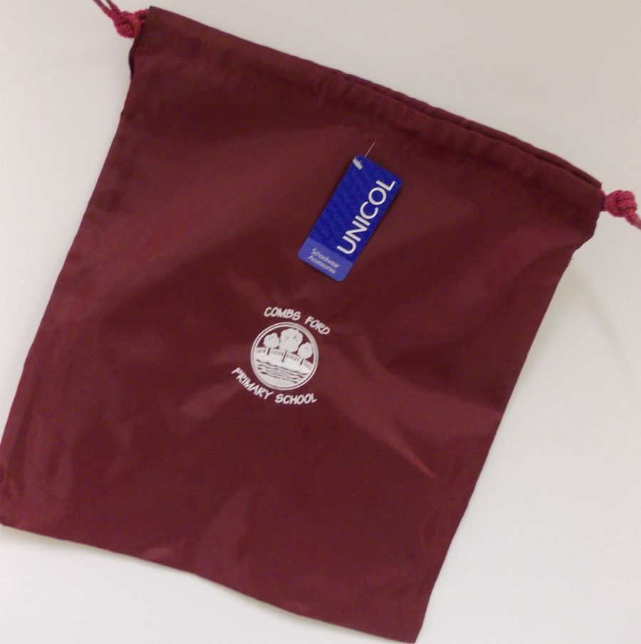 Image of a Combs Ford Primary School branded PE Bag.